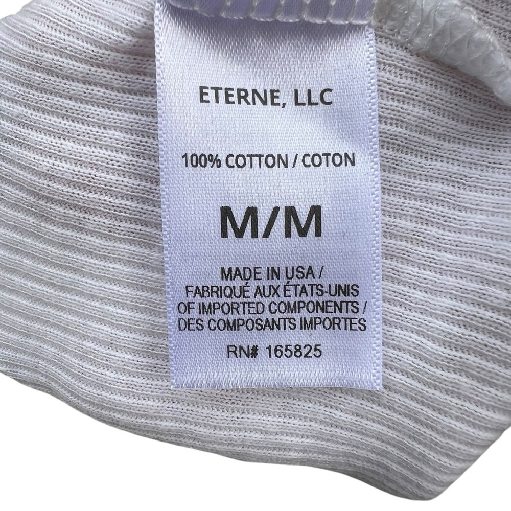 ETERNE Cropped Ribbed Turtleneck Top Sz M - Picture 11 of 11